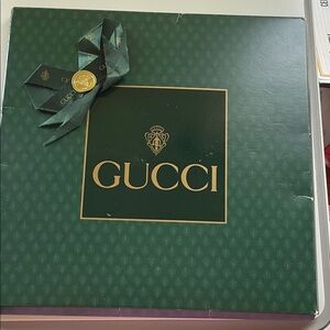 Gucci Forest Green Box with Gold Accents